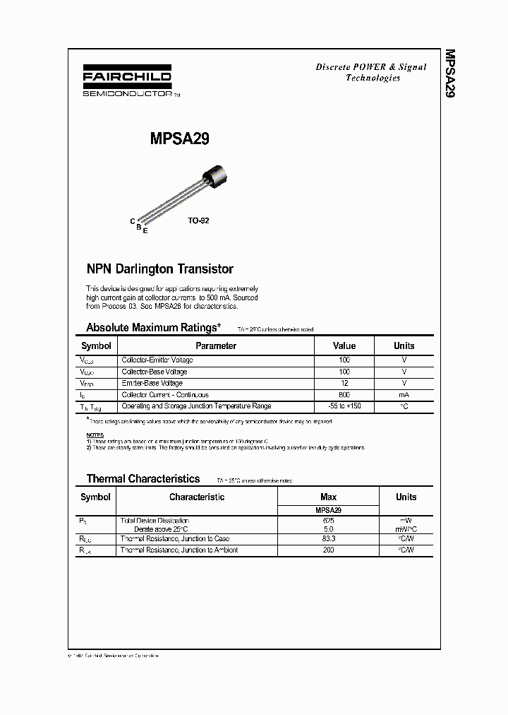 MPSA29_77861.PDF Datasheet