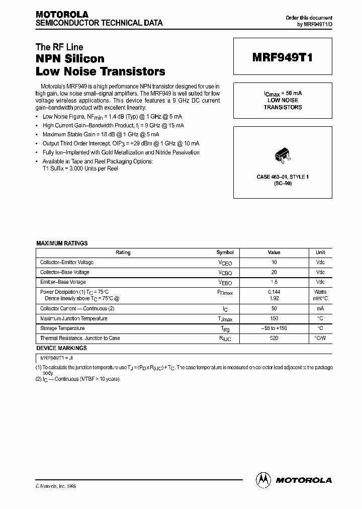 MRF949T1_141444.PDF Datasheet