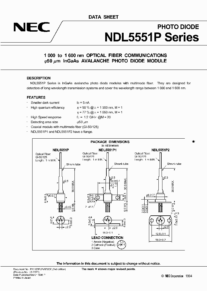 NDL5551_161489.PDF Datasheet