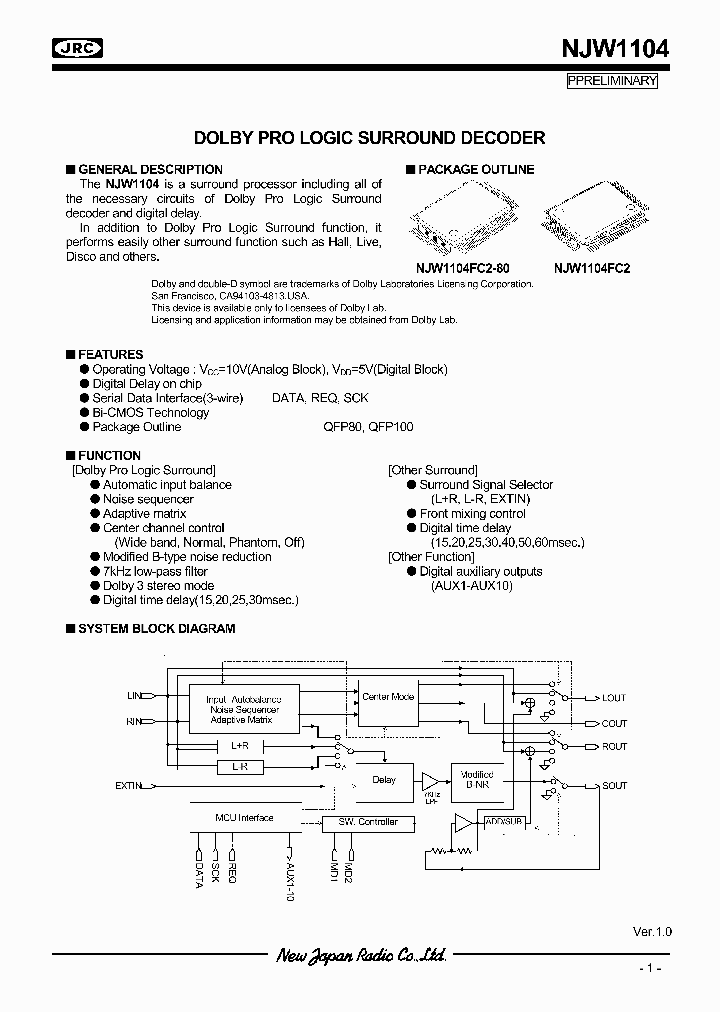 NJW1104_54431.PDF Datasheet