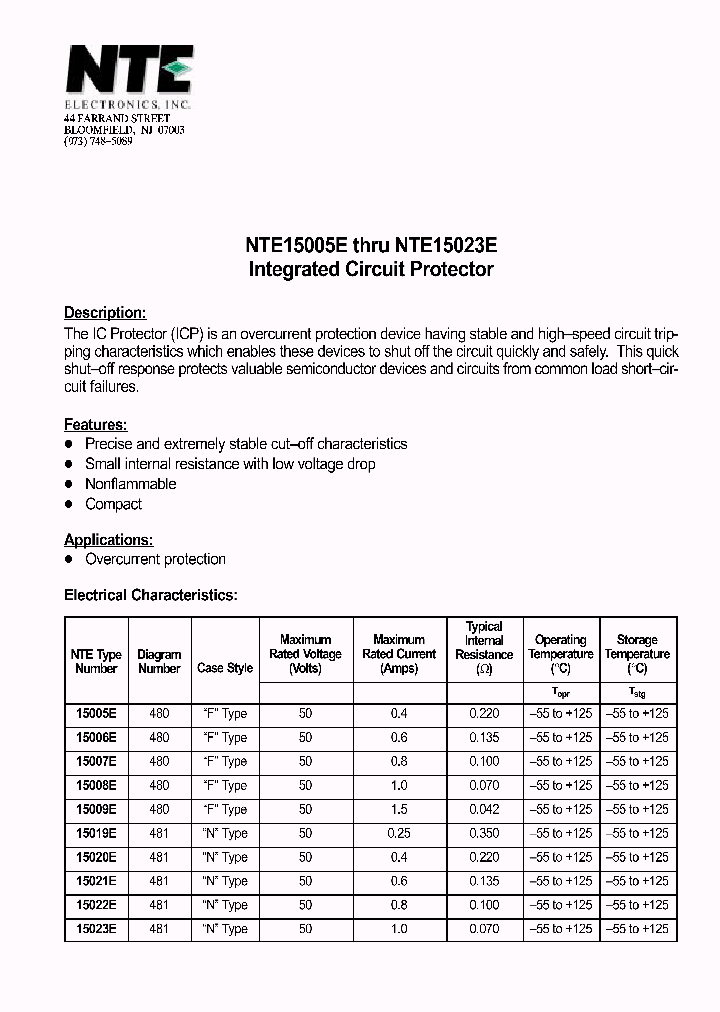 NTE15005E_143913.PDF Datasheet