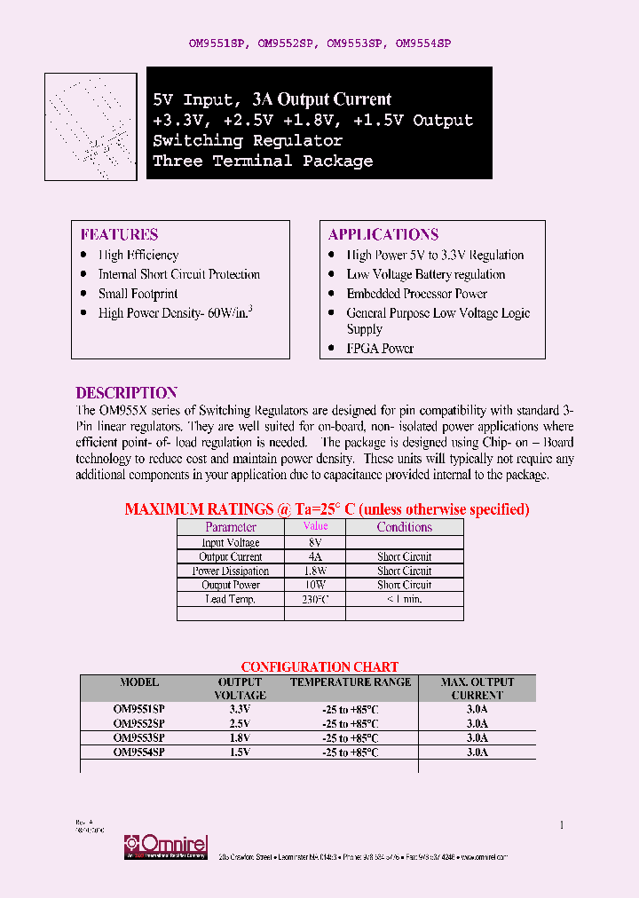 OM9554SP_182672.PDF Datasheet