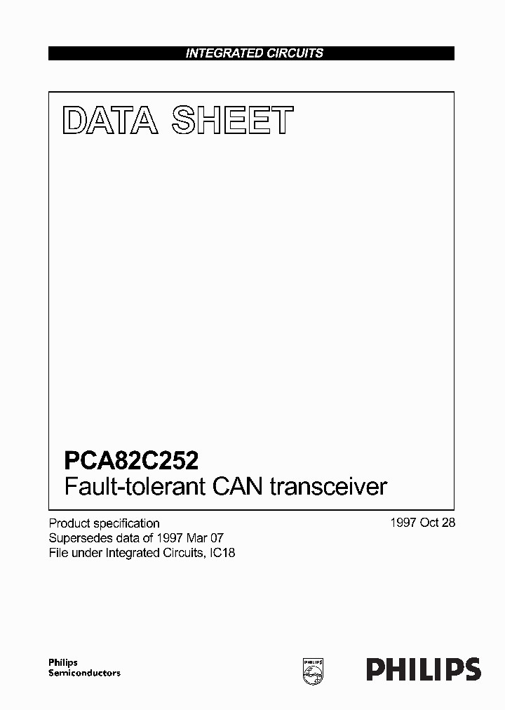PCA82C252_85267.PDF Datasheet
