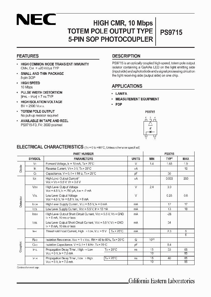 PS9715_95518.PDF Datasheet