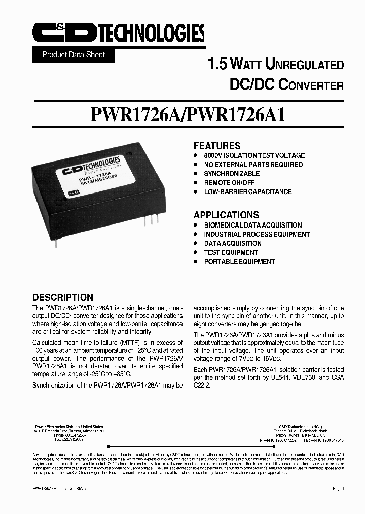 PWR1726_100692.PDF Datasheet