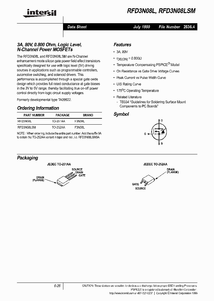 RFD3N08_192452.PDF Datasheet