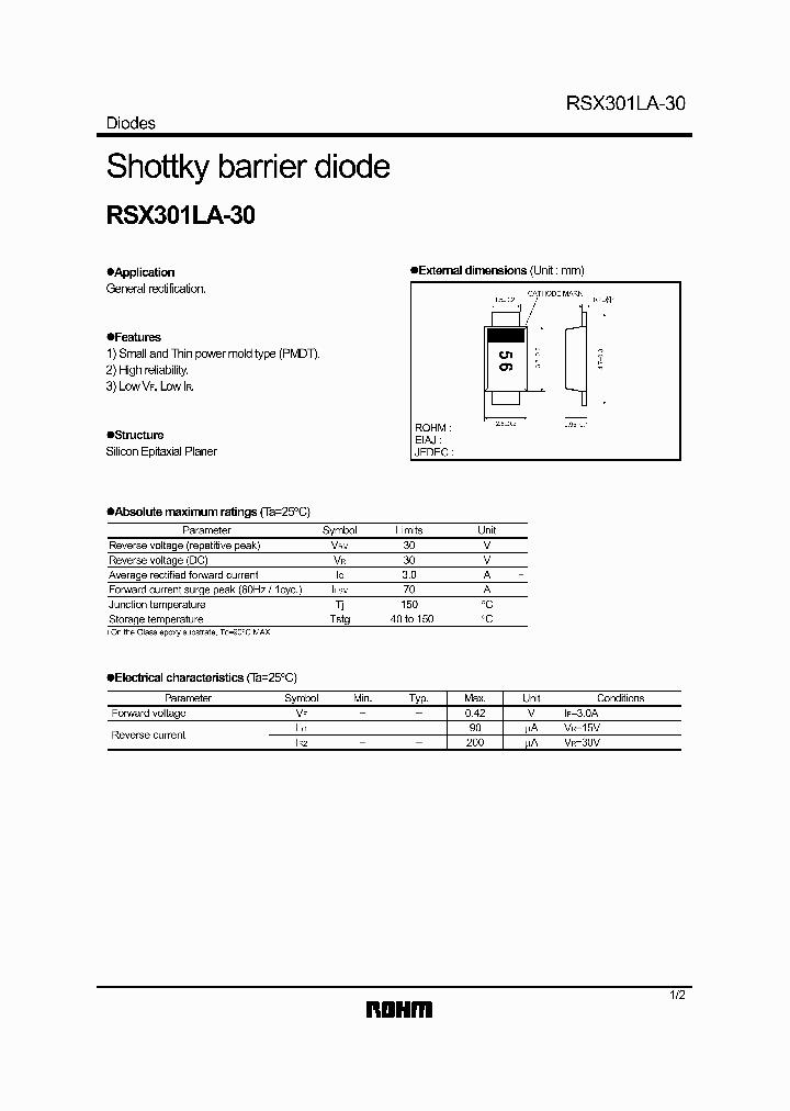 RSX301LA-30_76835.PDF Datasheet