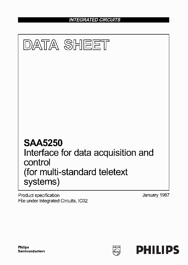 SAA5250_79052.PDF Datasheet