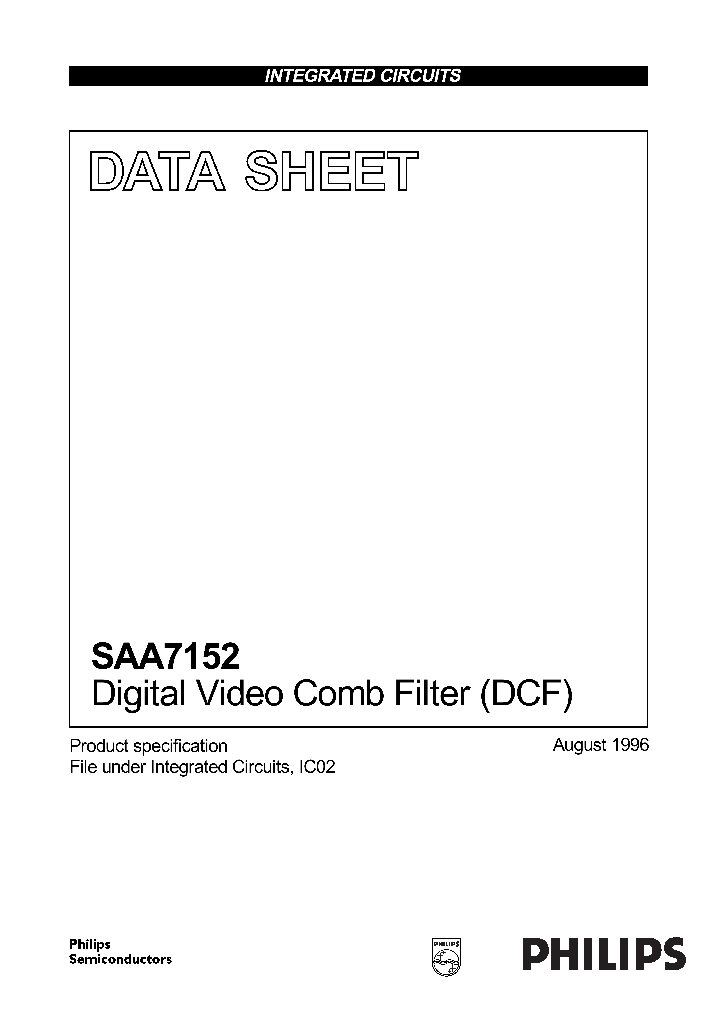 SAA7152_120337.PDF Datasheet