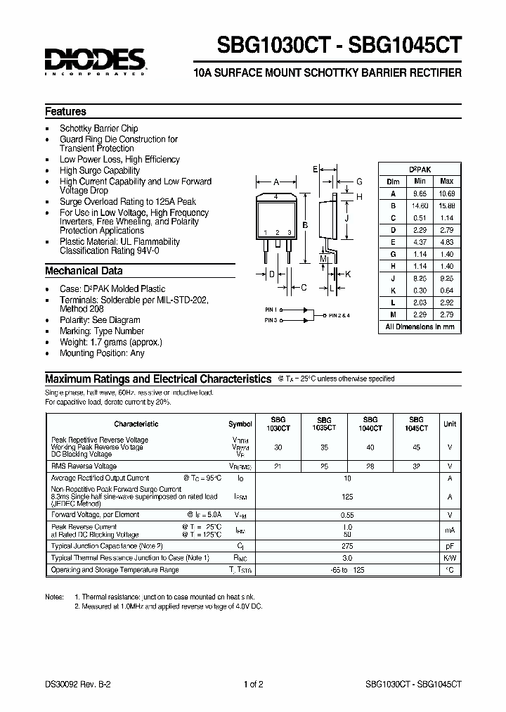 SBG1040CT_141733.PDF Datasheet