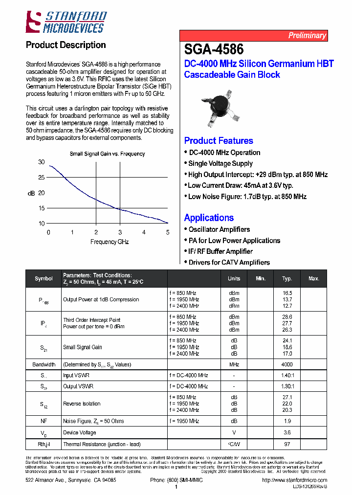 SGA-4586_87923.PDF Datasheet