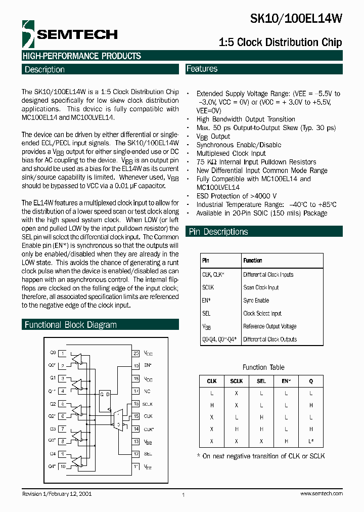 SK100EL14WD_143882.PDF Datasheet