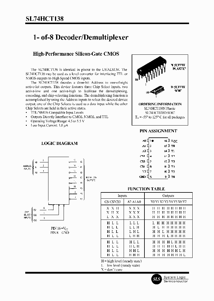 SL74HCT138_177044.PDF Datasheet