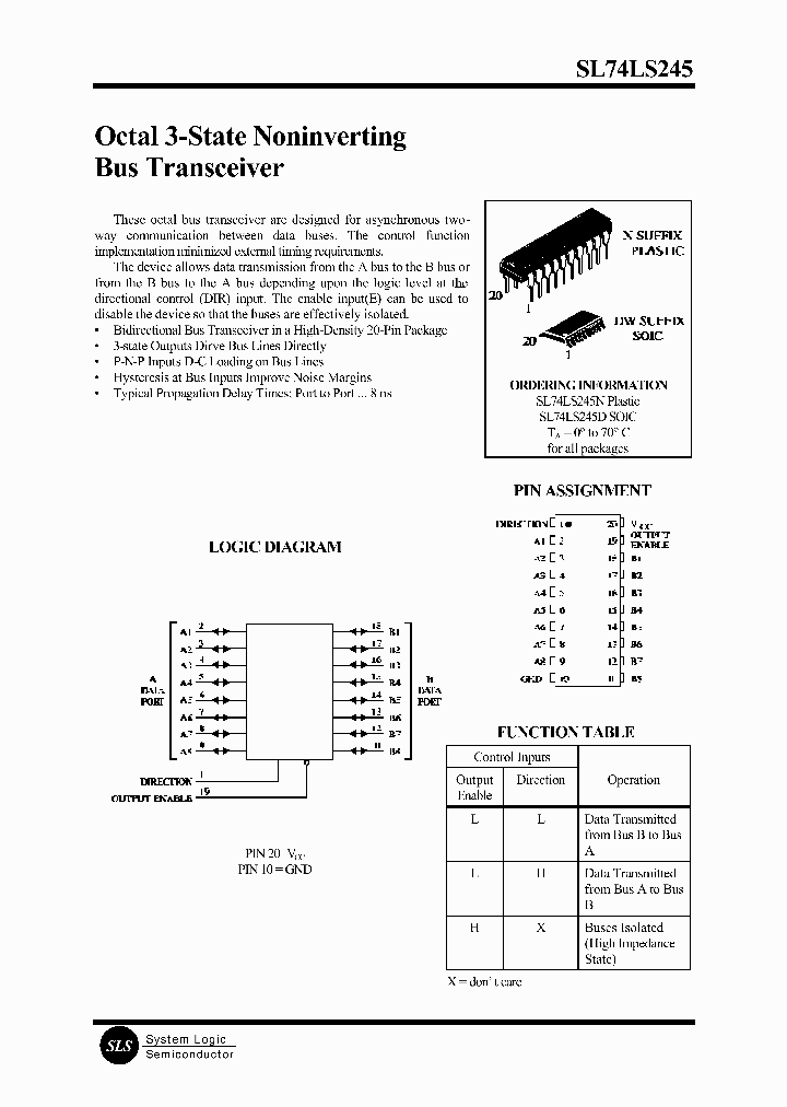 SL74LS245_19213.PDF Datasheet