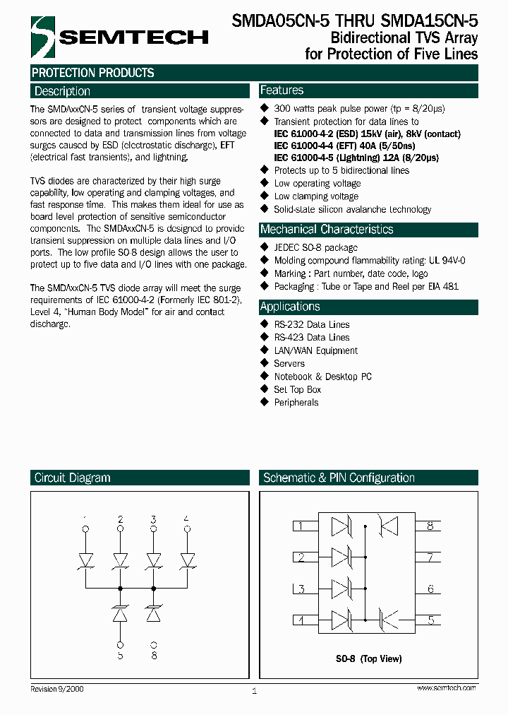 SMDA15CN-5_127088.PDF Datasheet