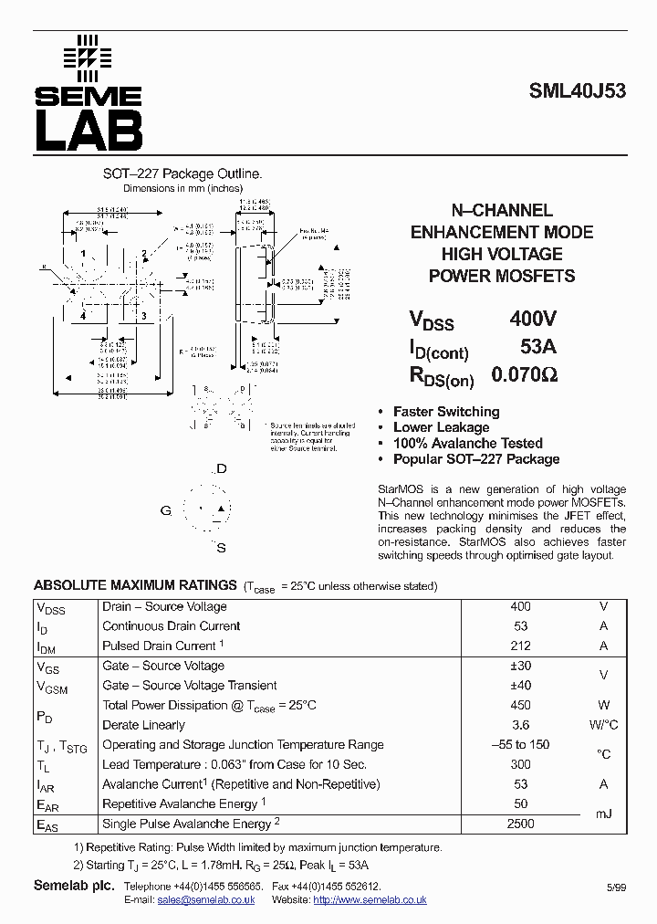 SML40J53_41453.PDF Datasheet