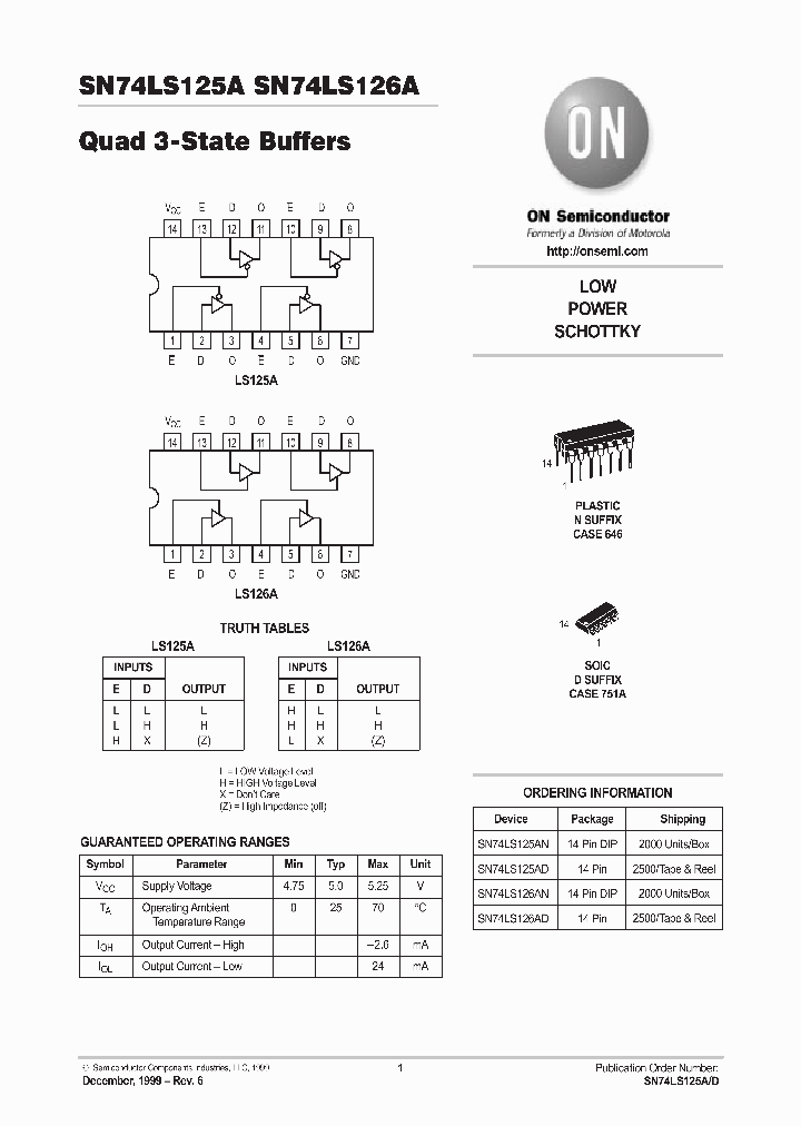 SN74LS125A_19114.PDF Datasheet