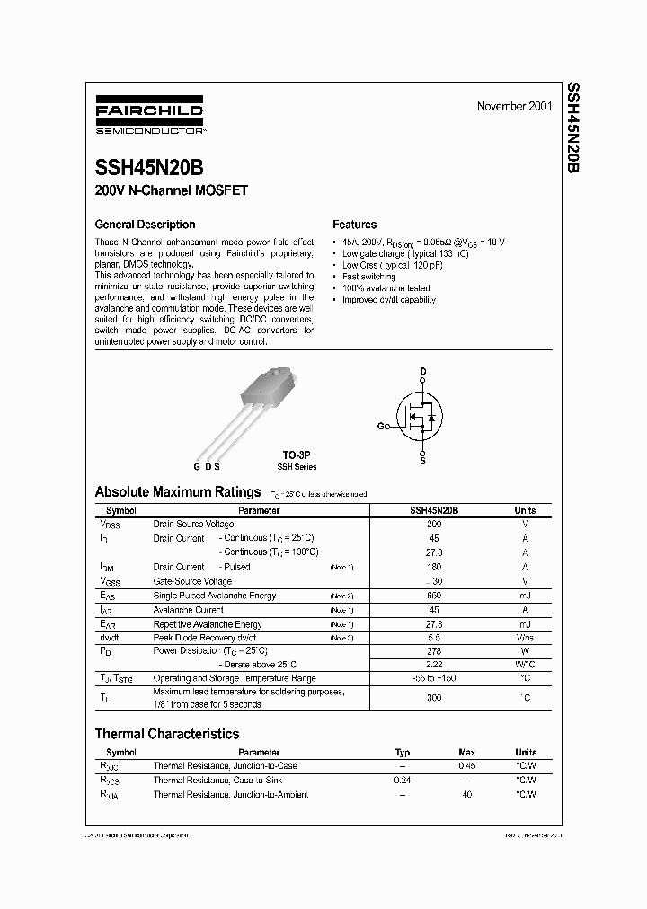 SSH45N20_38807.PDF Datasheet