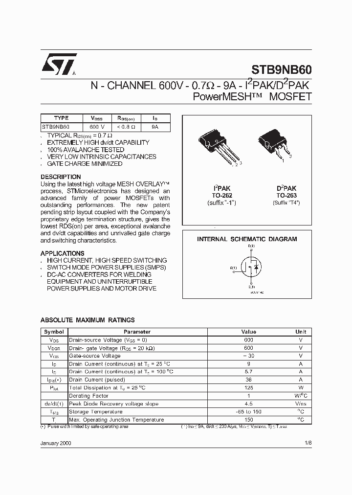 STB9NB60_163735.PDF Datasheet