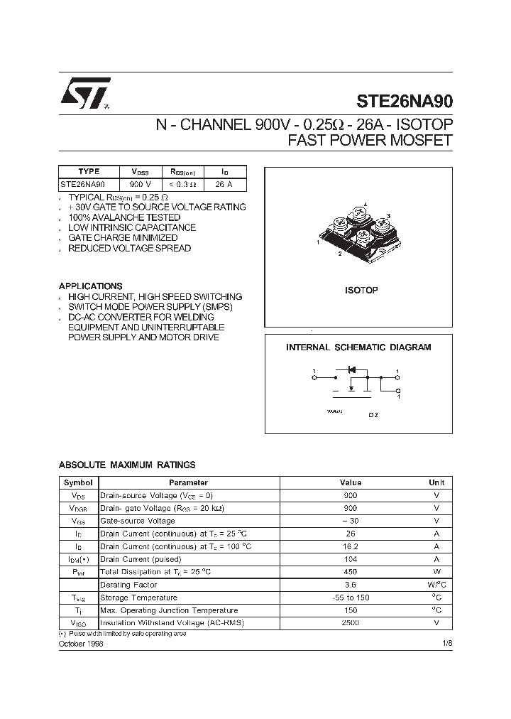 STE26NA90_77036.PDF Datasheet