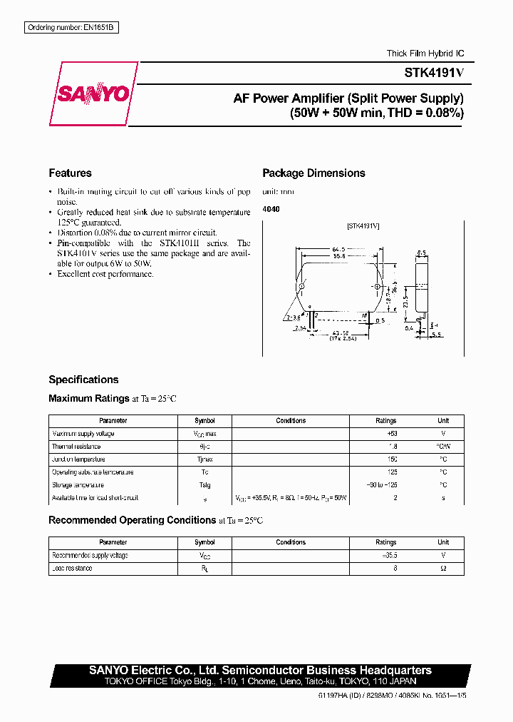 STK4191V_123350.PDF Datasheet