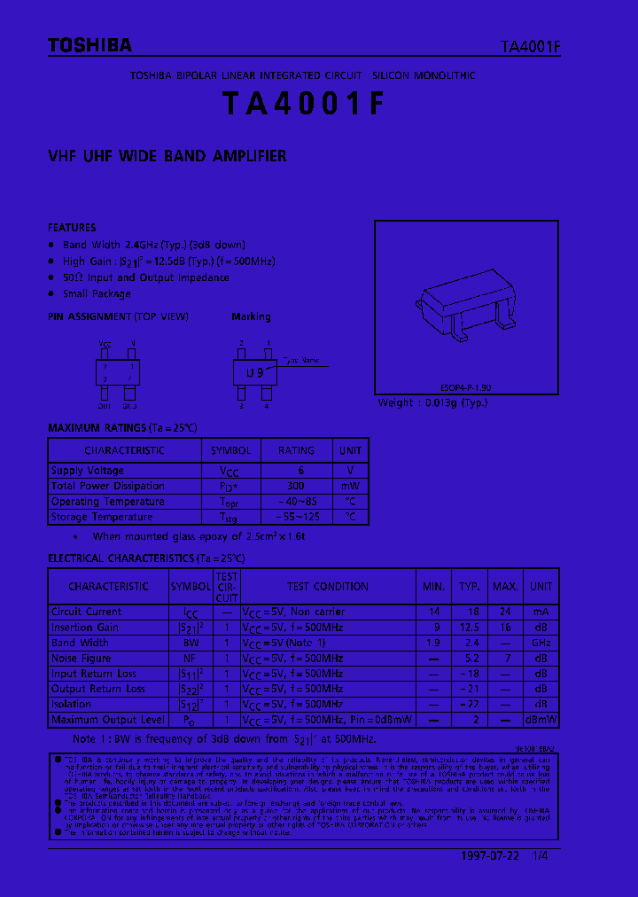 TA4001_72175.PDF Datasheet