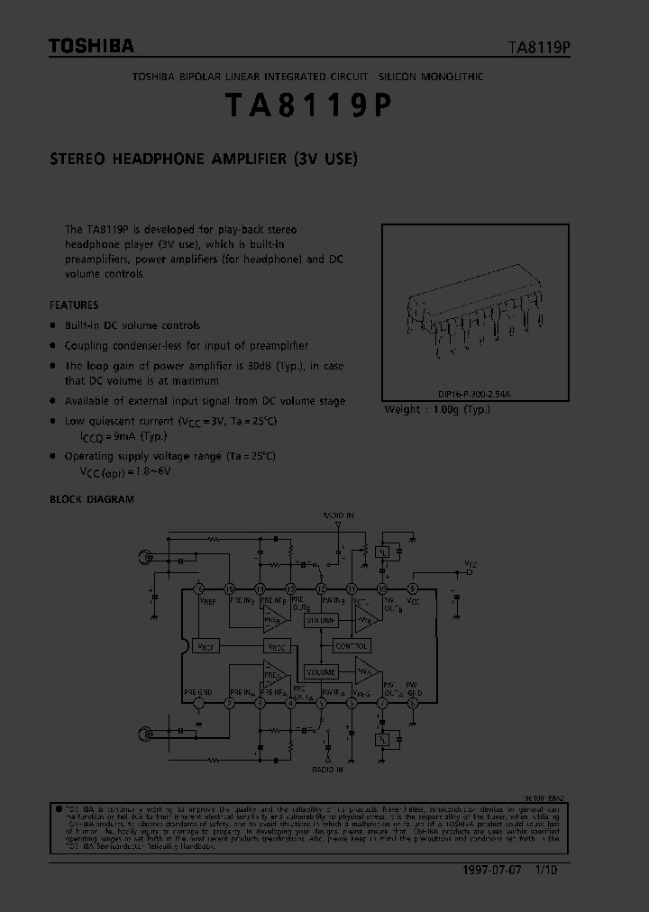 TA8119P_129321.PDF Datasheet