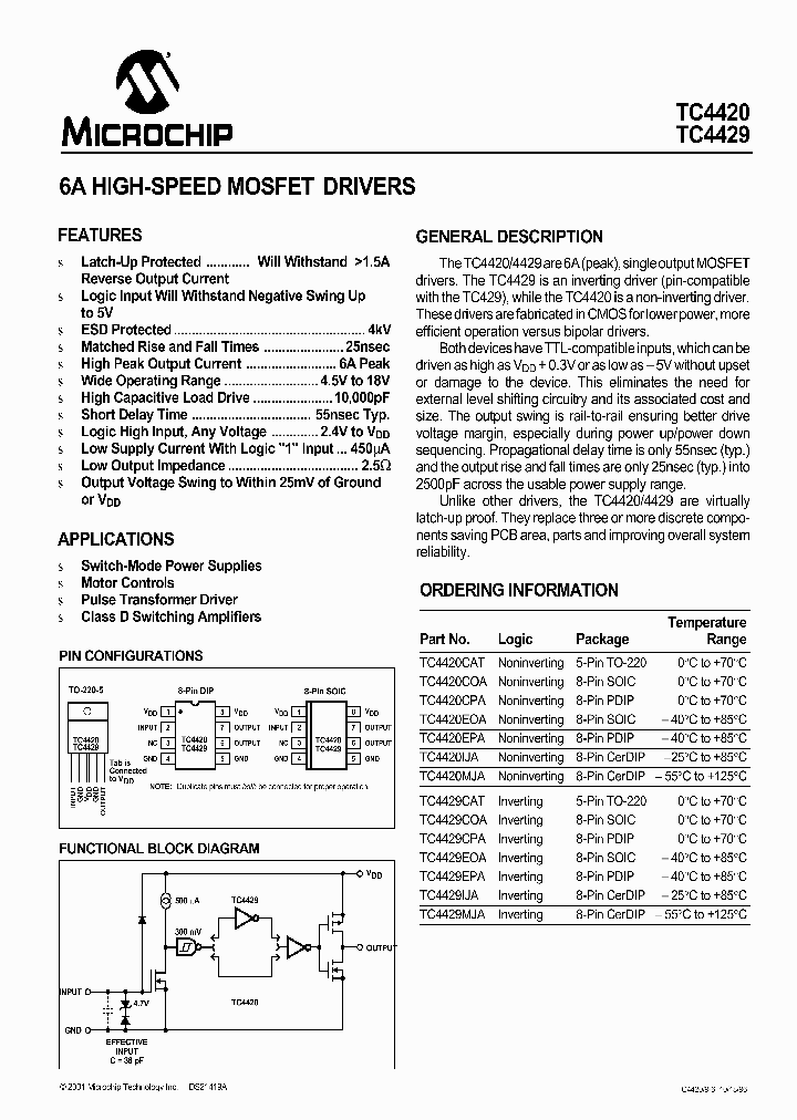 TC4420CAT_163321.PDF Datasheet