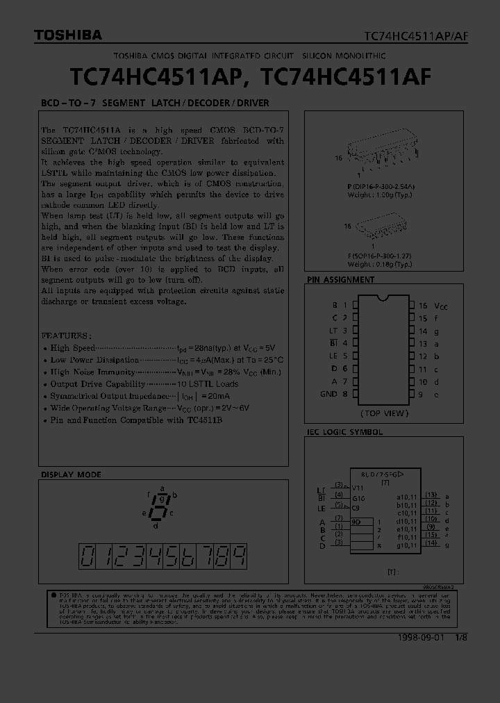 TC74HC4511AF_116295.PDF Datasheet