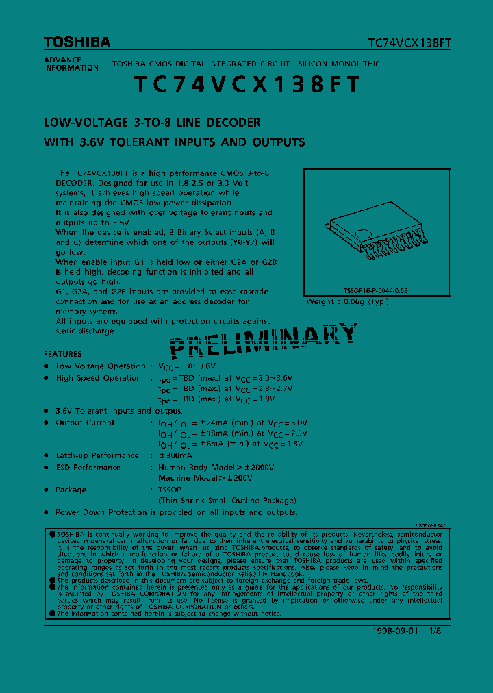 TC74VCX138FT_36796.PDF Datasheet