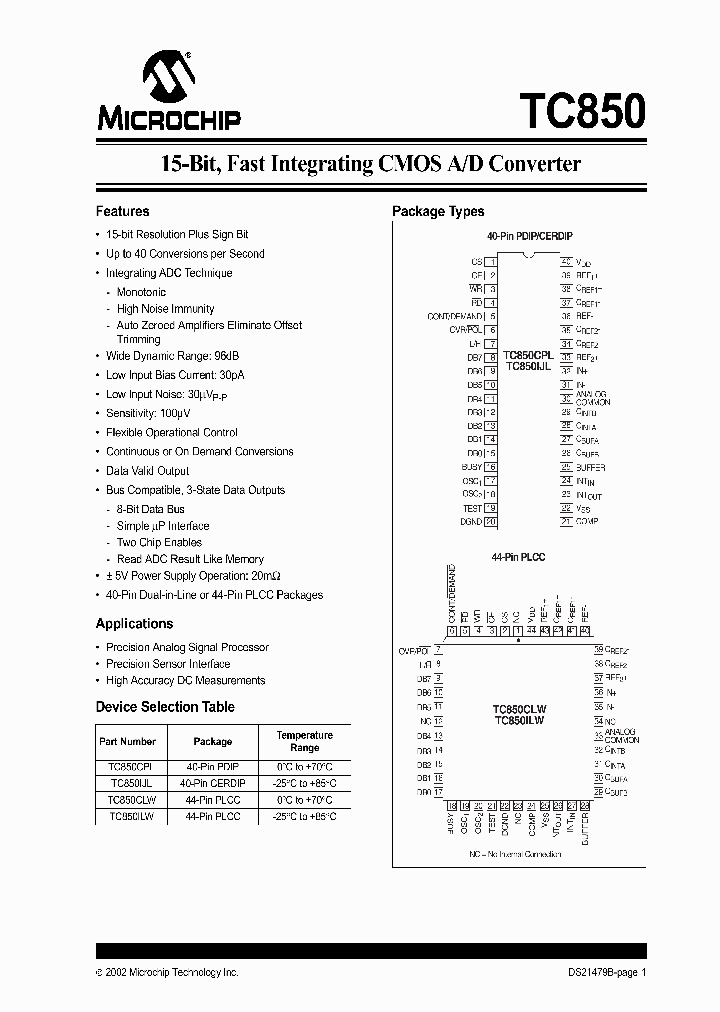 TC850_71023.PDF Datasheet