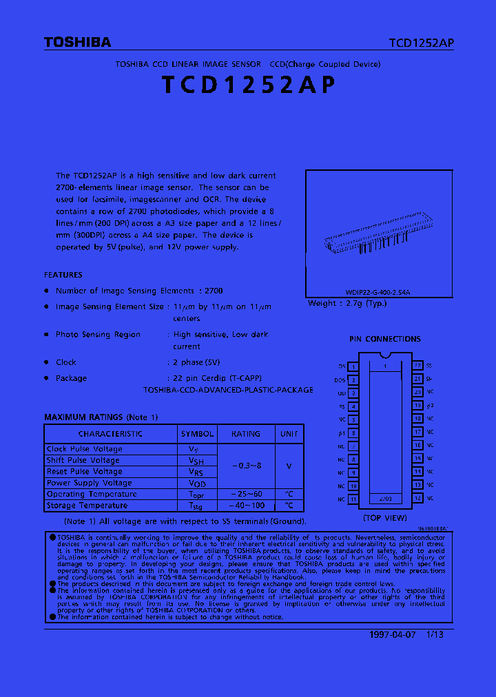 TCD1252_70147.PDF Datasheet