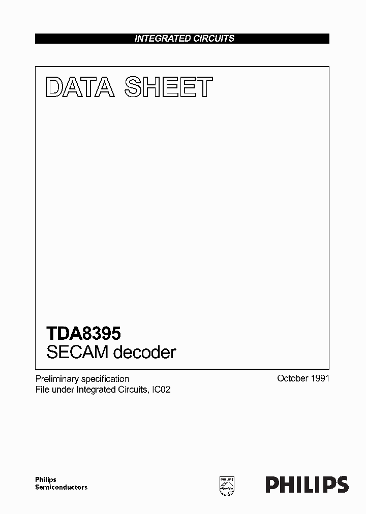 TDA8395_132611.PDF Datasheet