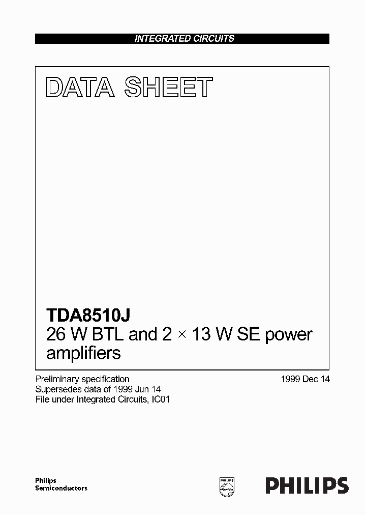 TDA8510_119066.PDF Datasheet