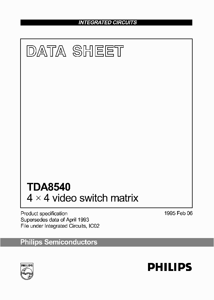 TDA8540_37044.PDF Datasheet