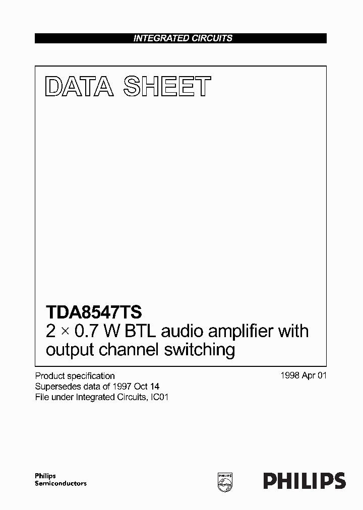 TDA8547TS_37056.PDF Datasheet