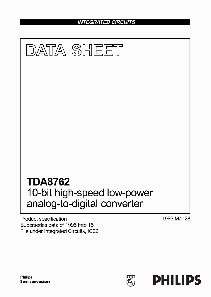 TDA8762_122655.PDF Datasheet