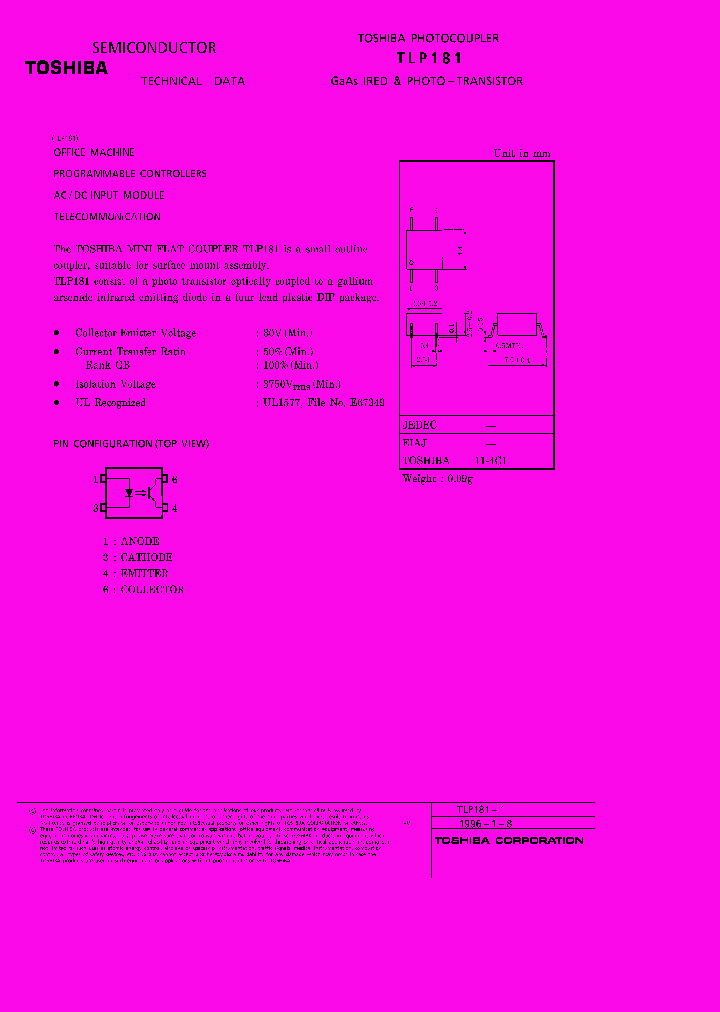 TLP181_149833.PDF Datasheet