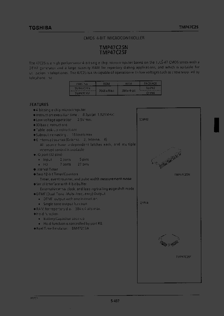 TMP47C25F_37296.PDF Datasheet