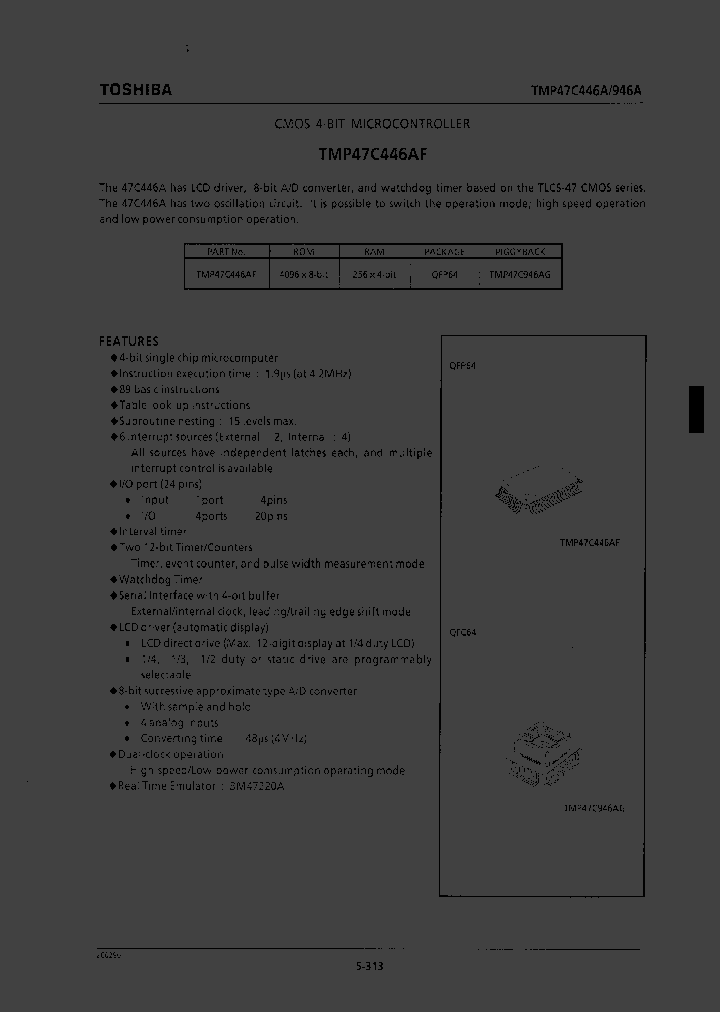 TMP47C446AF_37325.PDF Datasheet