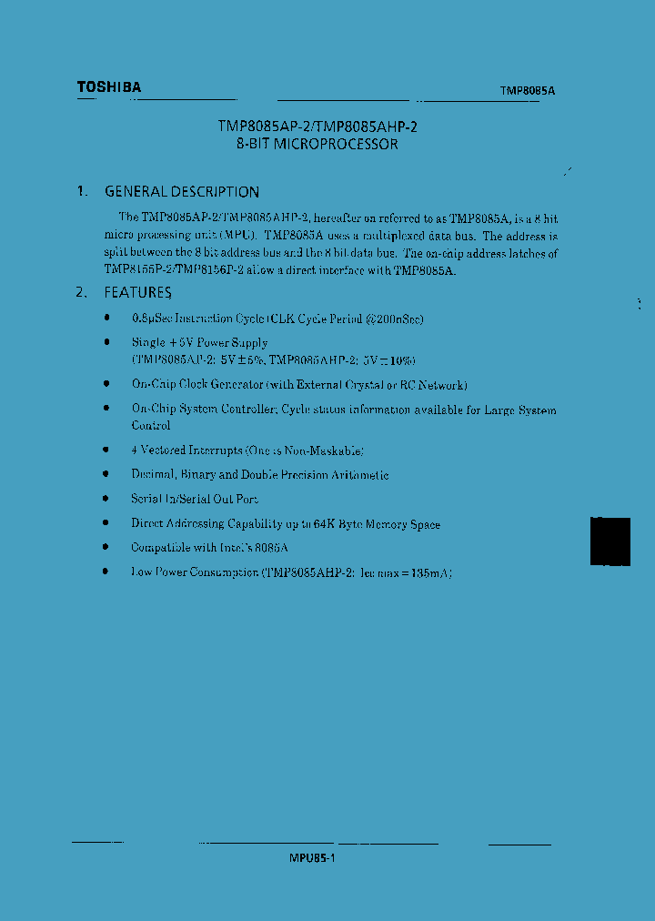 TMP8085AHP-2_122192.PDF Datasheet