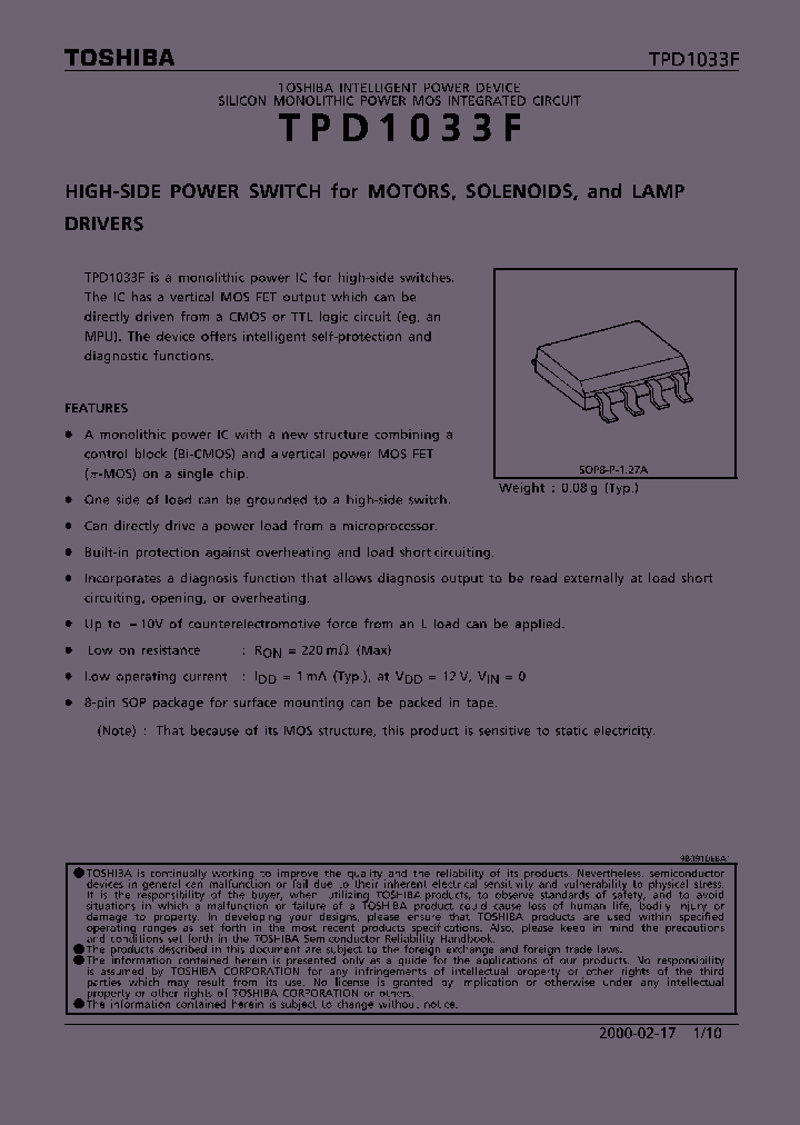 TPD1033F_65406.PDF Datasheet