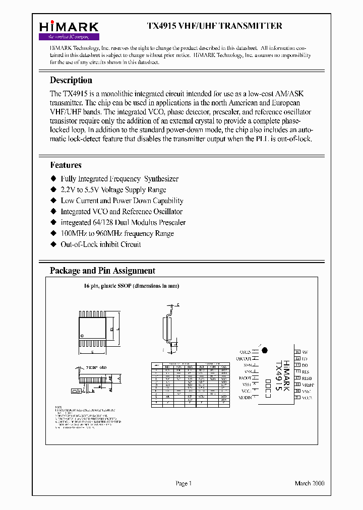TX4915_193991.PDF Datasheet