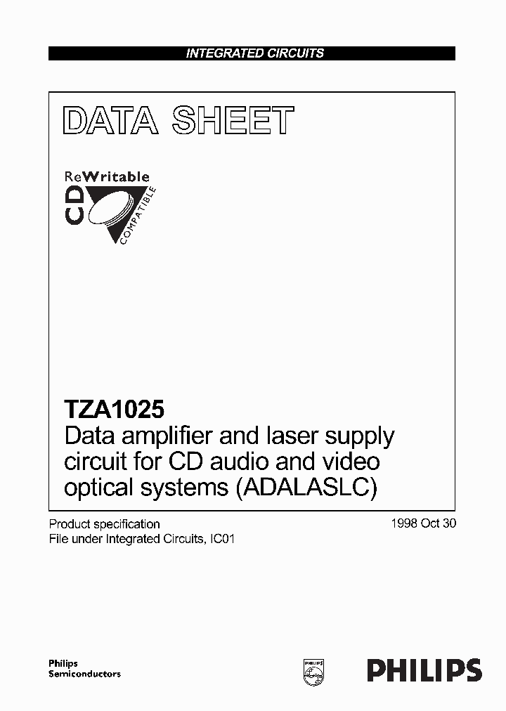 TZA1025_173492.PDF Datasheet