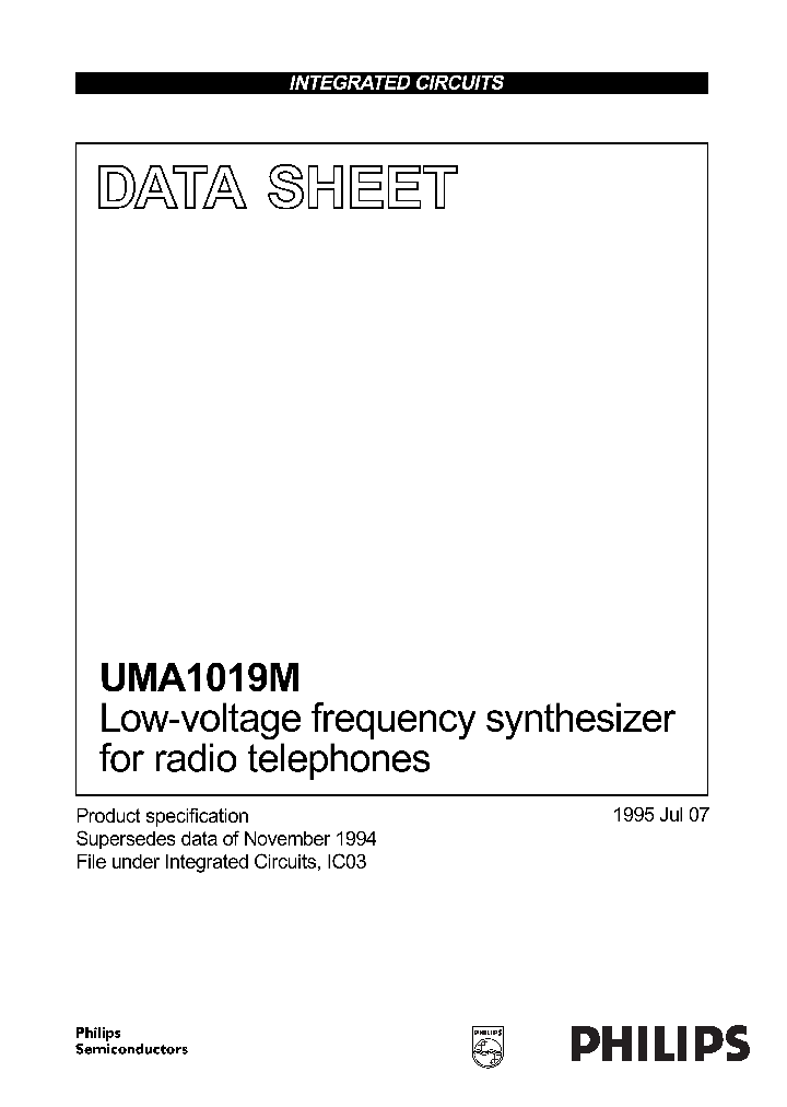 UMA1019M_99534.PDF Datasheet