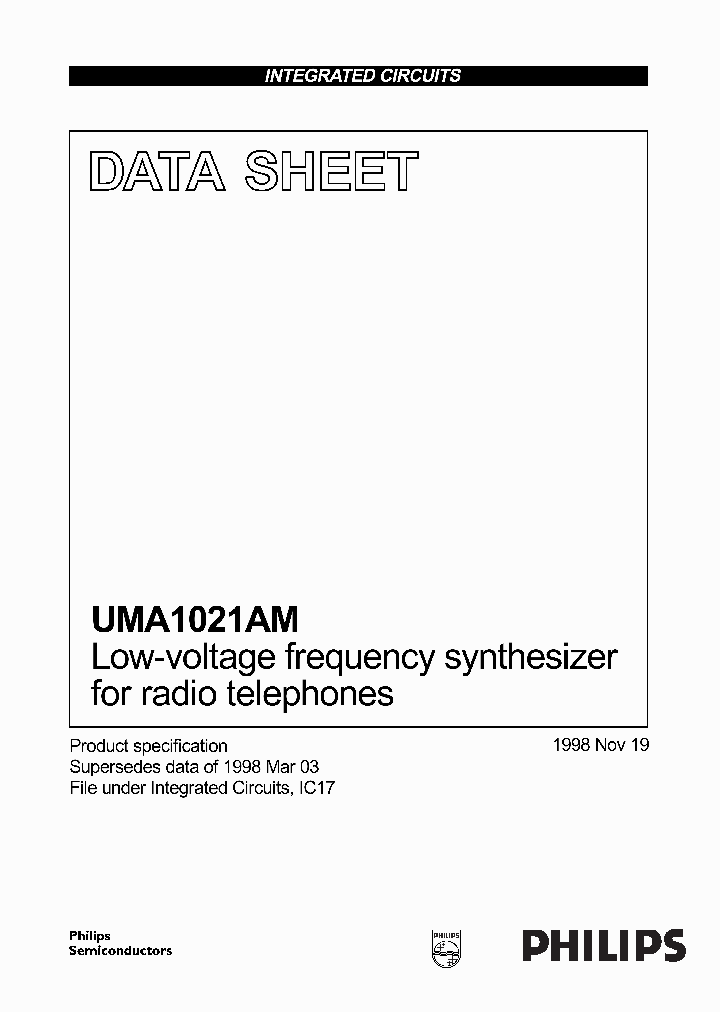 UMA1021_173498.PDF Datasheet