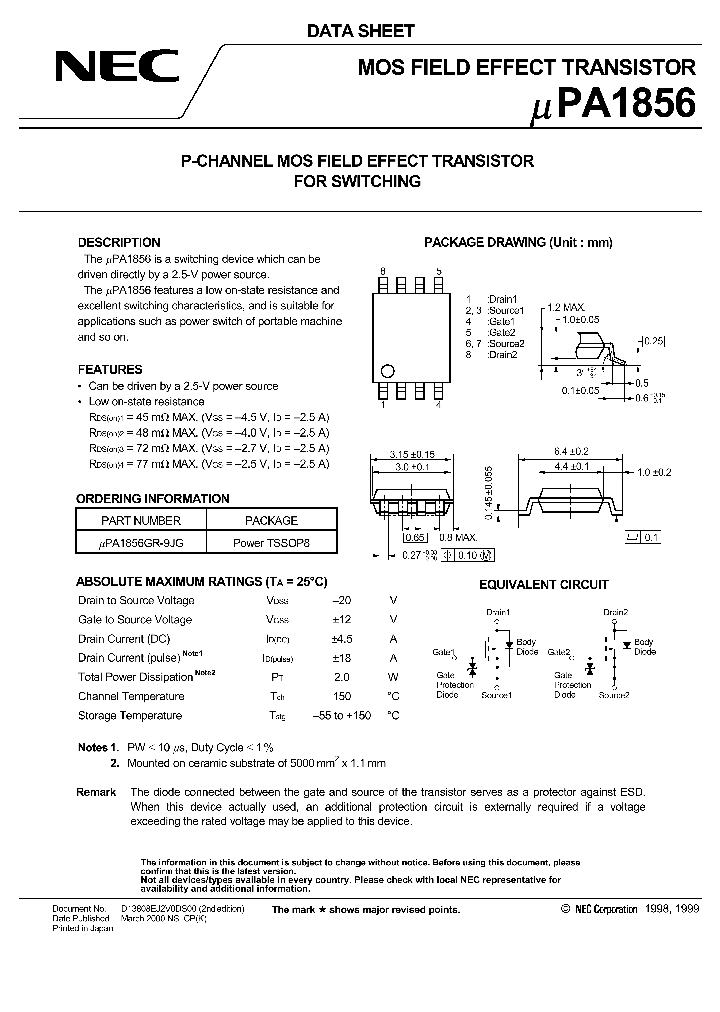 UPA1856_144682.PDF Datasheet