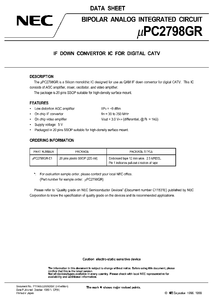 UPC2798_81148.PDF Datasheet