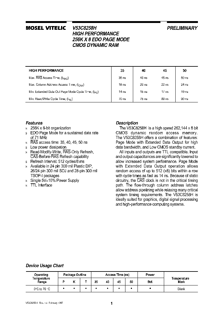 V53C8258H_145485.PDF Datasheet