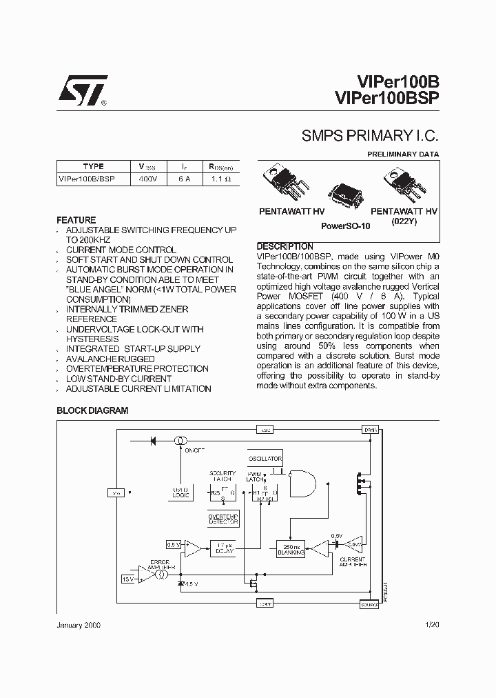 VIPER100B_54520.PDF Datasheet